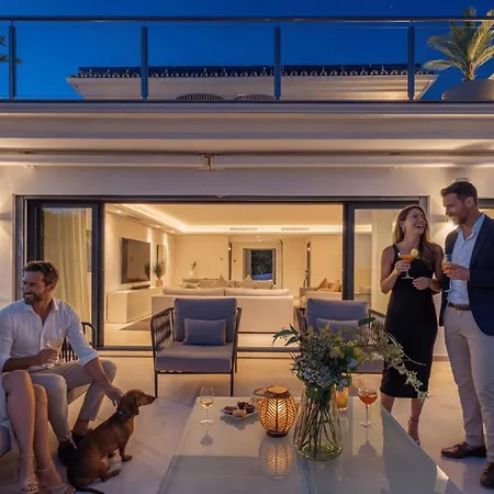 Vacation I Sharma, Sea View Villa, Prime Location, Heated Pool, Sauna, Cine & Entertainment Room, Close To The And Puerto Banus מארבלה