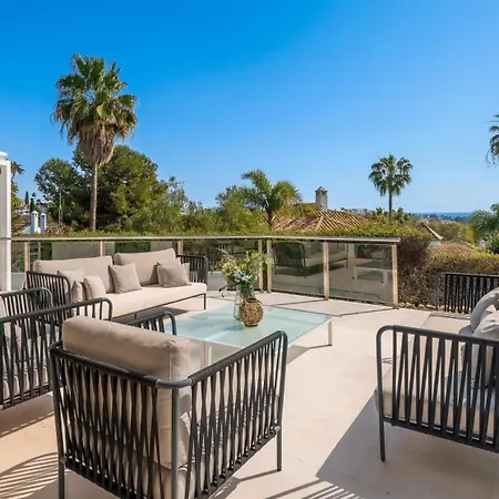 Vacation I Sharma, Sea View Villa, Prime Location, Heated Pool, Sauna, Cine & Entertainment Room, Close To The And Puerto Banus מארבלה