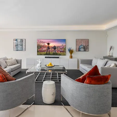 Vacation I Sharma, Sea View Villa, Prime Location, Heated Pool, Sauna, Cine & Entertainment Room, Close To The And Puerto Banus מארבלה
